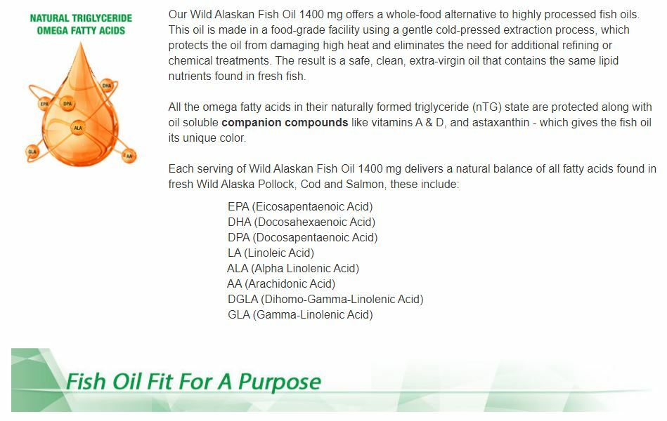 Kirkland Signature Wild Alaskan Fish Oil Omega-3 Fatty Acids 1400mg 230 Softgels