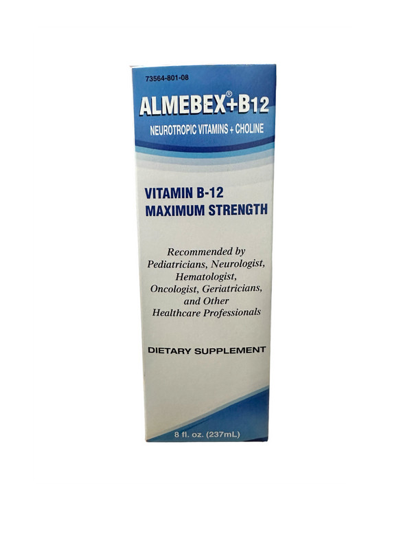 Almebex Plus B12 8 fl. oz Neurotropic Vitamins + Choline
