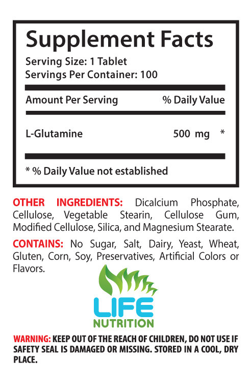 muscle health supplement, PREMIUM L-GLUTAMINE 500mg 3B, liver support supplement