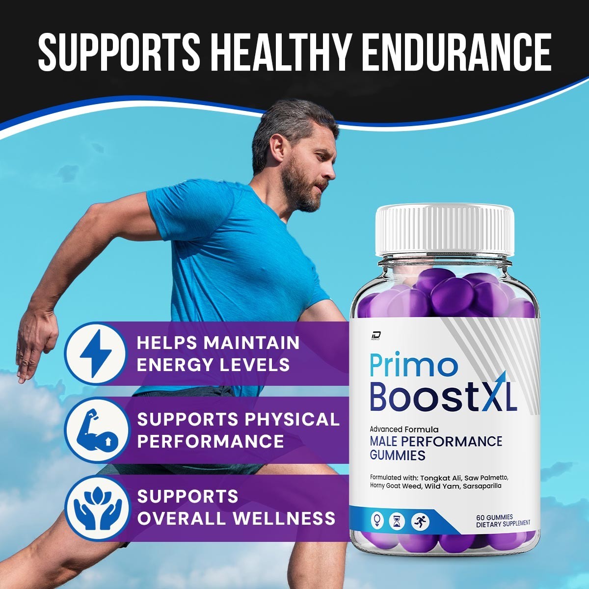 (2 Pack) Primo Boost XL Gummies for Men – PrimoBoost Male Gummy Natural Blend