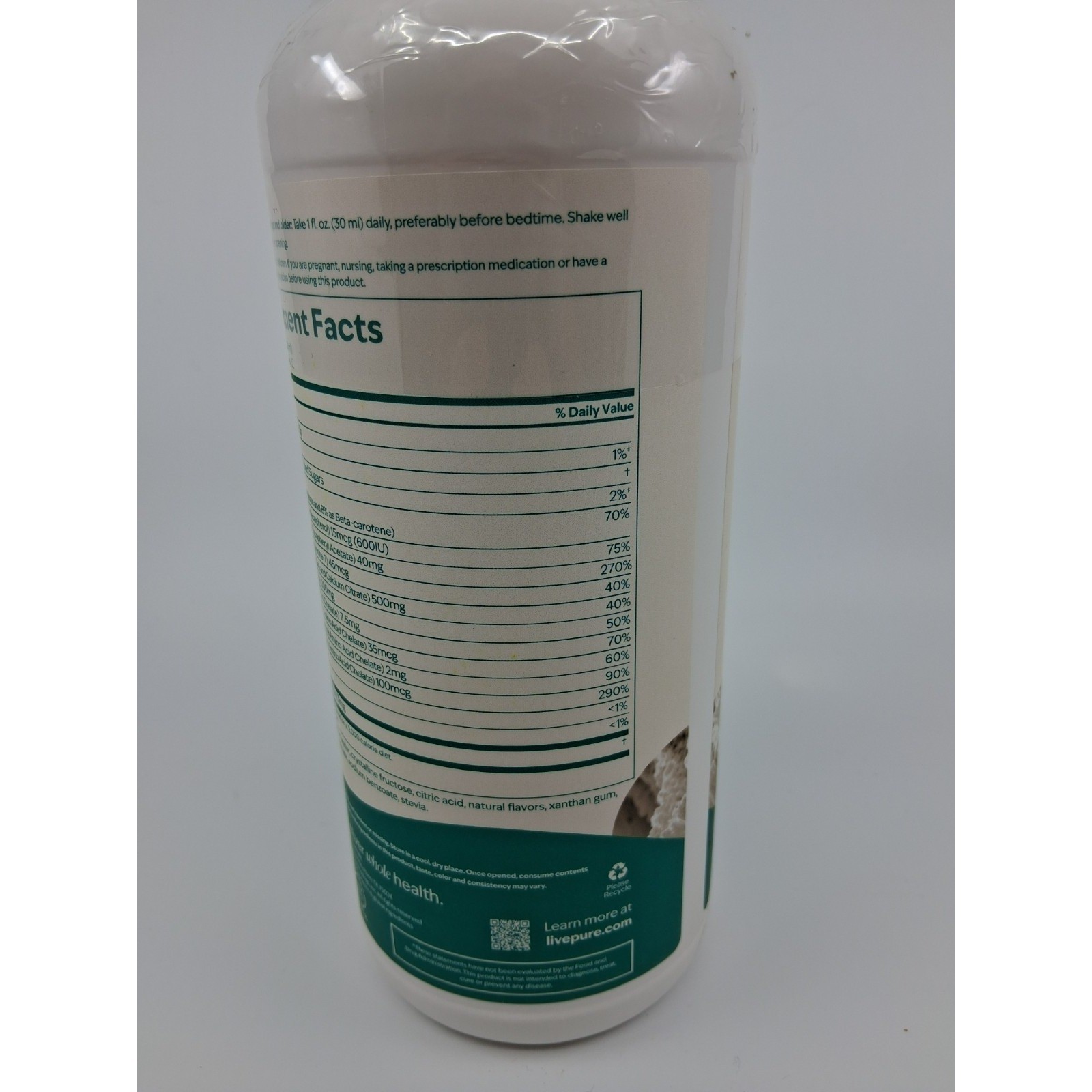 LivePURE CalciuMK+ Mixed Berry 32 fl oz EXP: Jun 2027