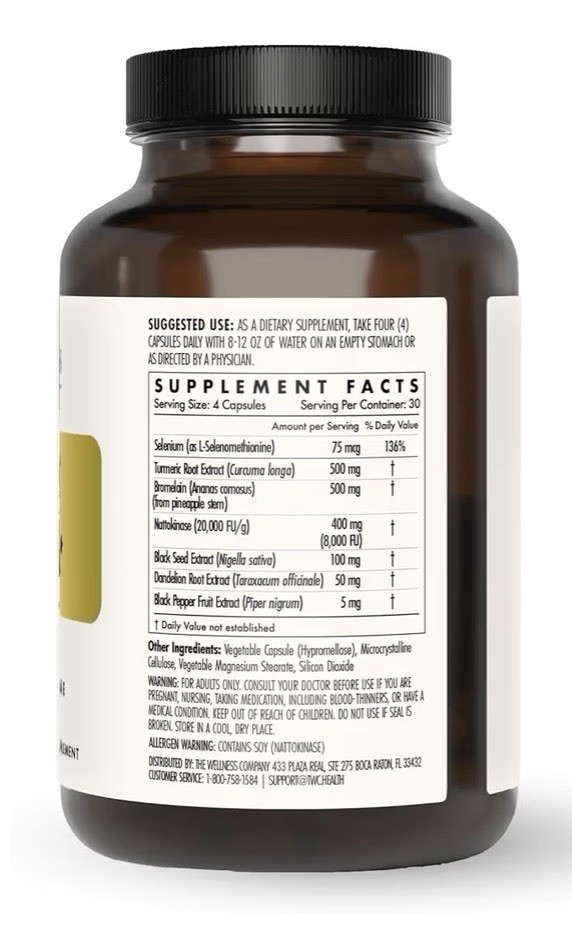 The Wellness Company Ultimate Spike Detox 3-in1 Extra Strength 120 Capsules