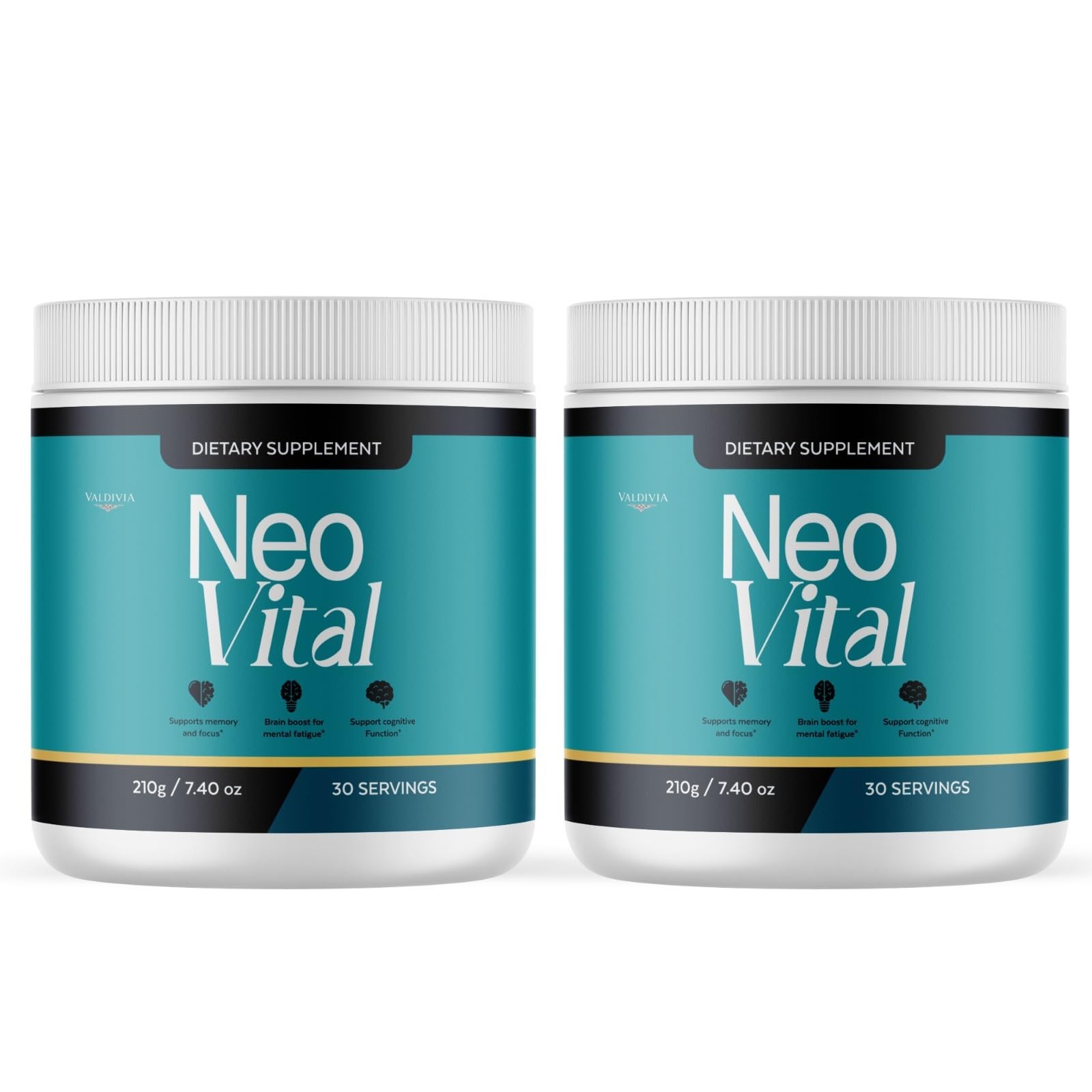Valdivia NeoVital Powder 2 Pack Daily Wellness Supplement Made in USA Premium