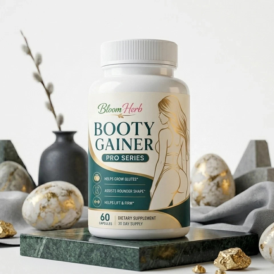 BloomHerb Booty Gainer Capsule Butt Enhancement Buttock Hip Enlargement – 5 Pack