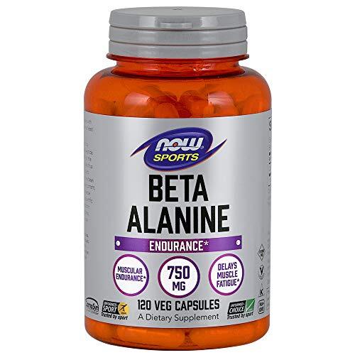 NOW FOODS Beta-Alanine 750 mg 120 Veg Capsules