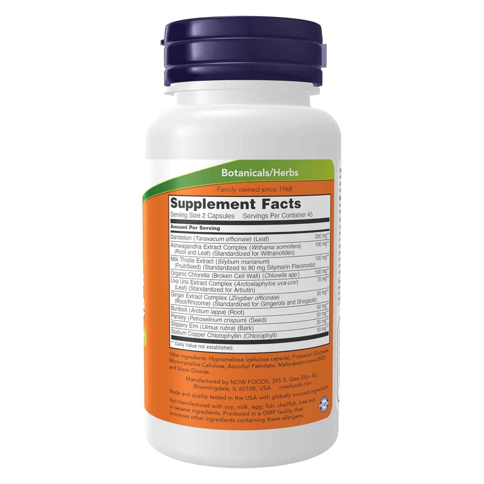 NOW Detox Cleanse – 90 Capsules, Liver and Kidney Support, Eliminate Toxins