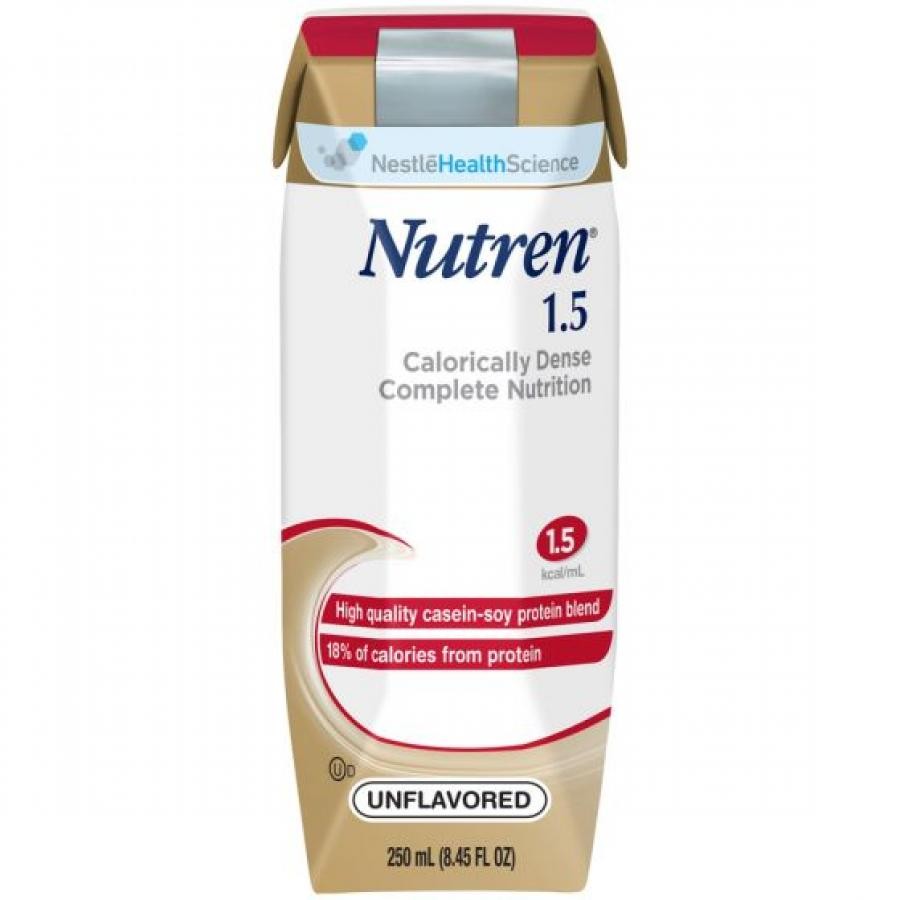 Nutren 1.5 Tube Feeding Formula Unflavored 8.45 oz Carton Ready to Use Adult 24