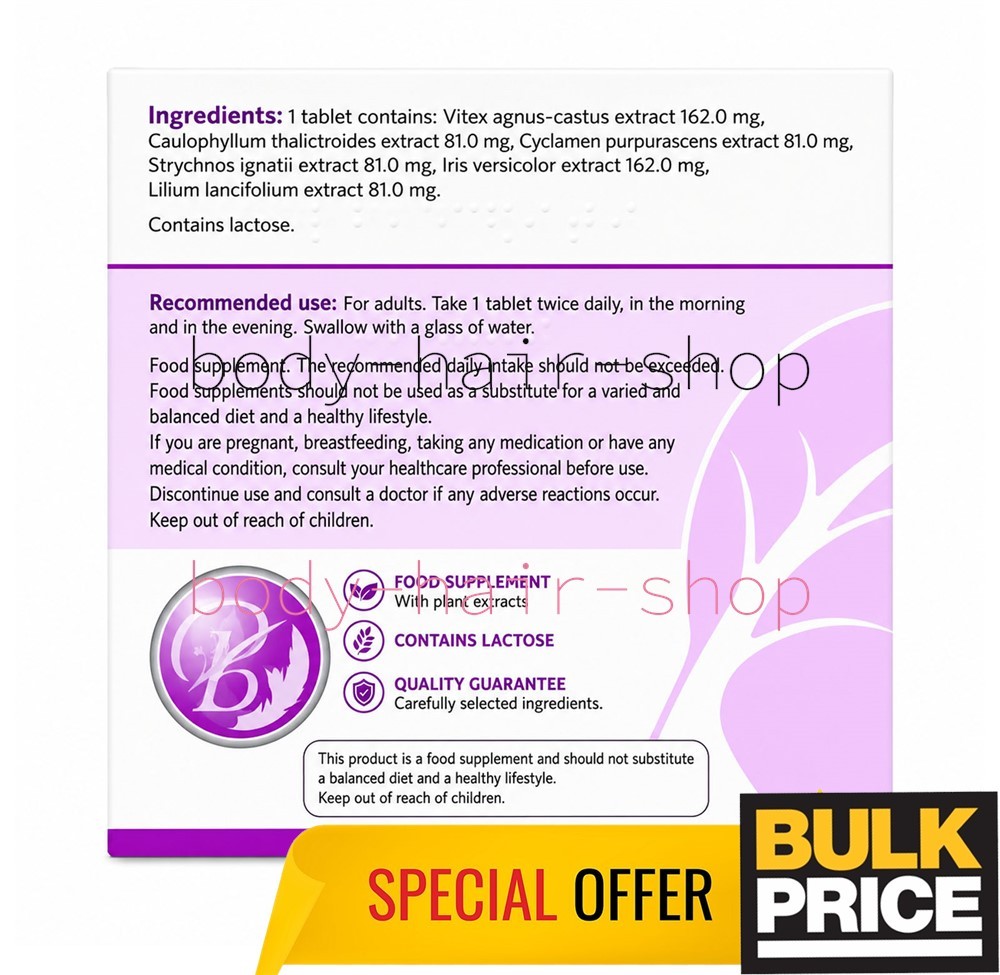 Mastodynon Women’s Wellness Tablets Monthly Balance Daily Routine 60 Count
