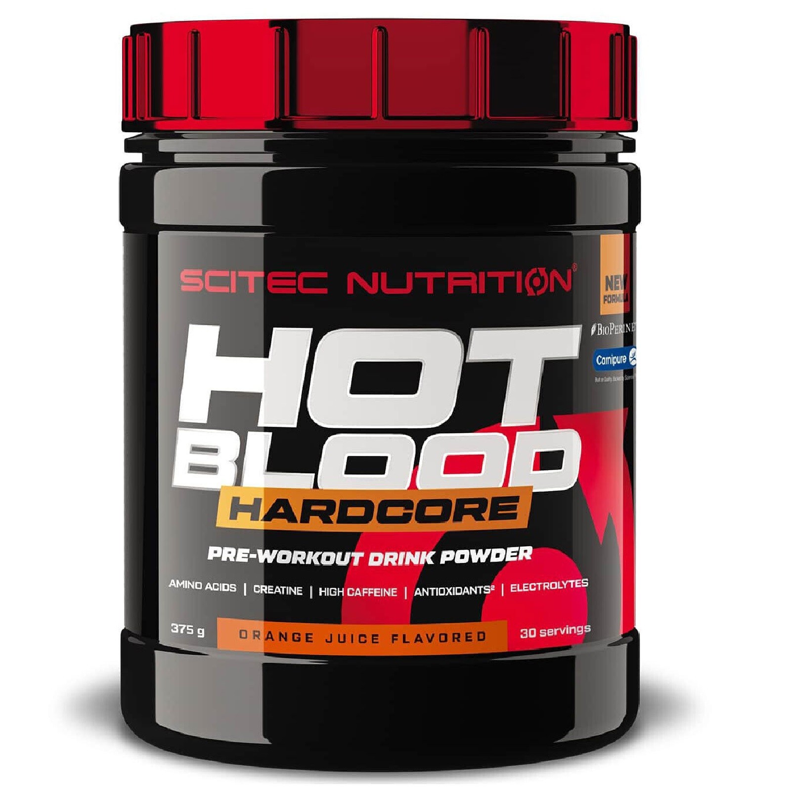 HOT BLOOD HARDCORE – 375 g – Pre-workout energy endurance muscle strength pump