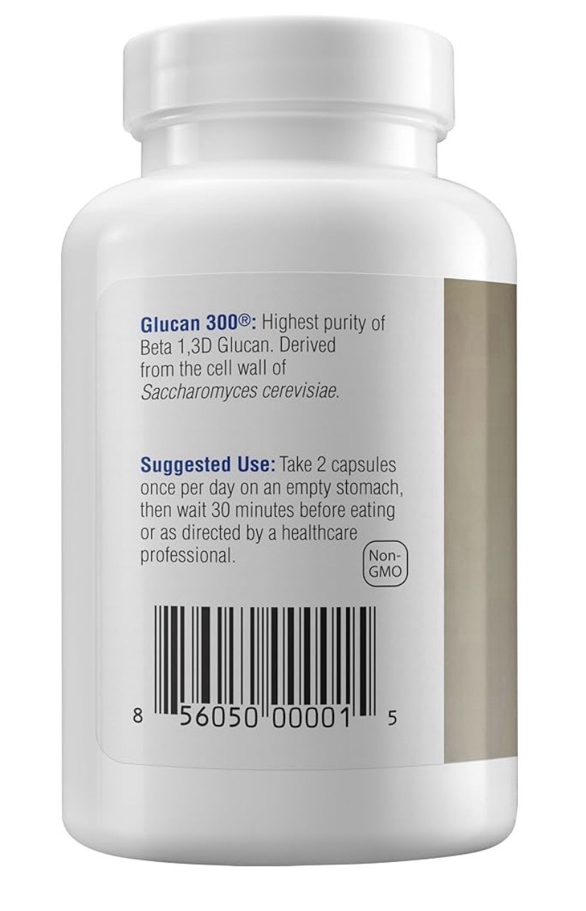 2 Pack Transfer Point Beta 1,3D Glucan 100 mg Immune Support Dietary Supplement