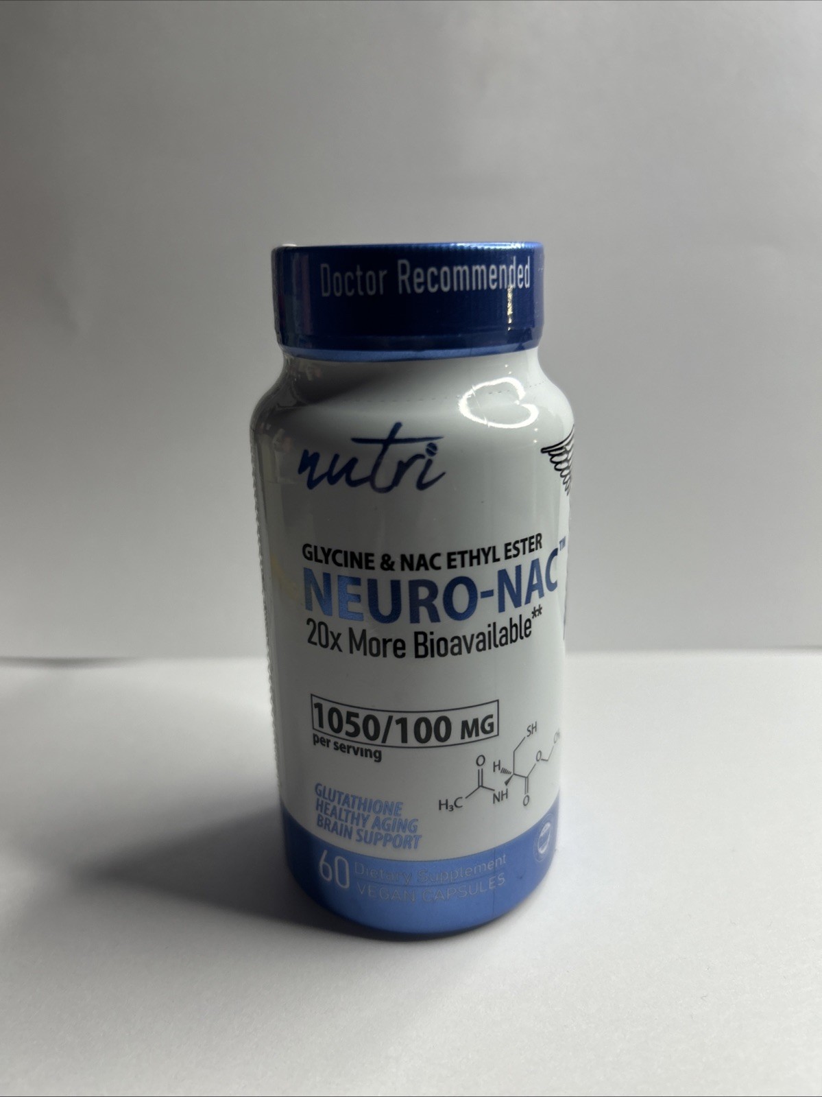 NEURO-NAC™, Glycine & NAC Ethyl Ester, 60 Vegan Capsules Ex04/2028