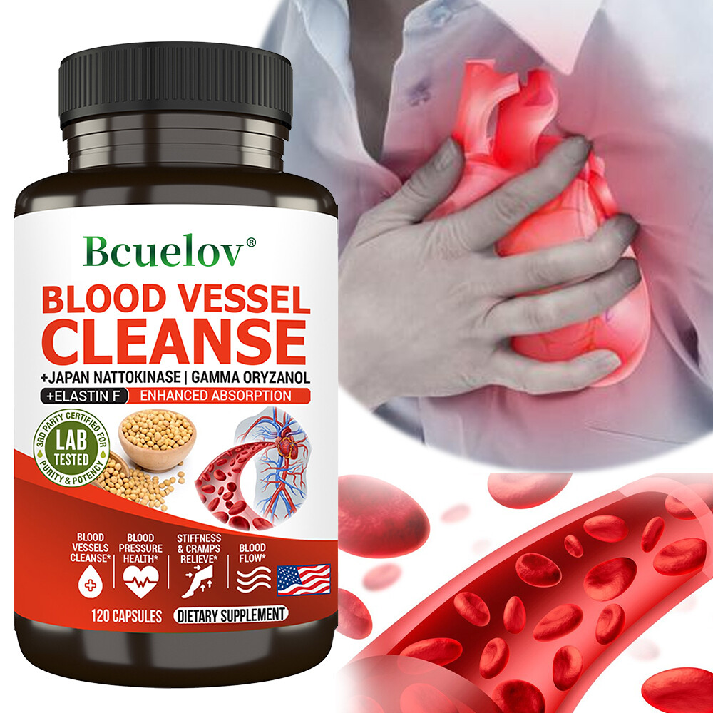 Blood Vessel Cleanse – Healthy Heart Blood Vessels Circulation Blood Pressure