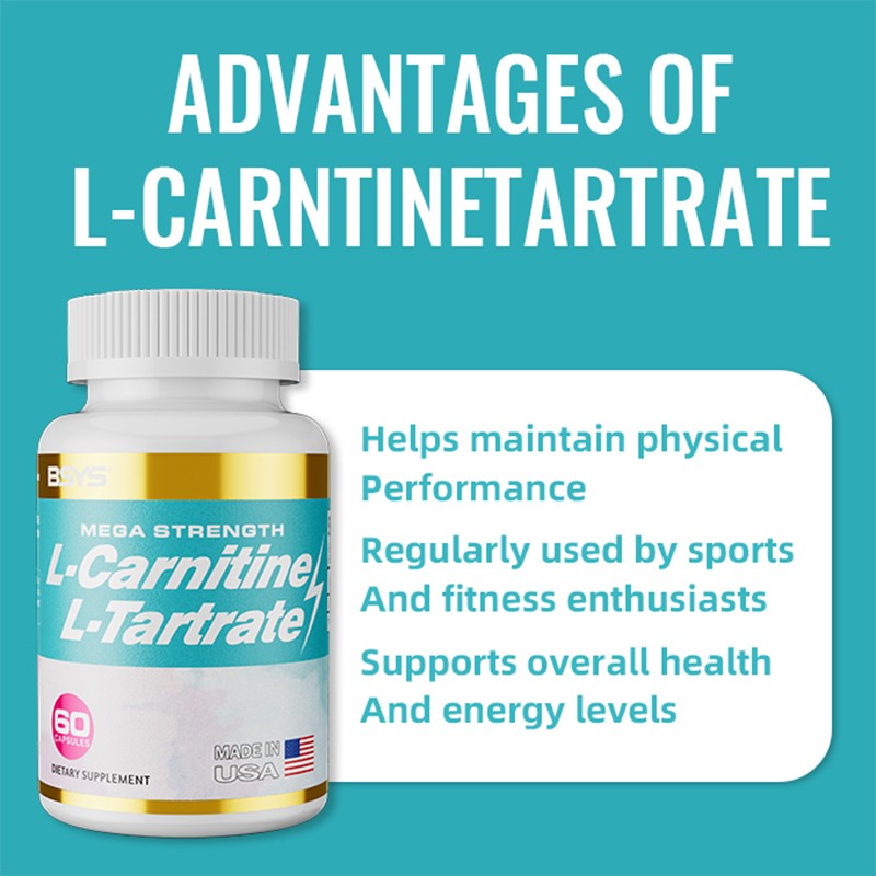 L-Carnitine L-Tartrate Capsules for lean and muscular energy
