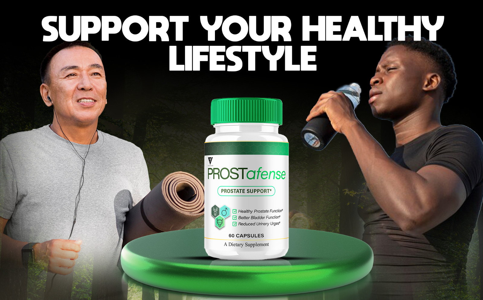 Prostafense Pills Prosta Fense Prostate Support Formula (60 Capsules)