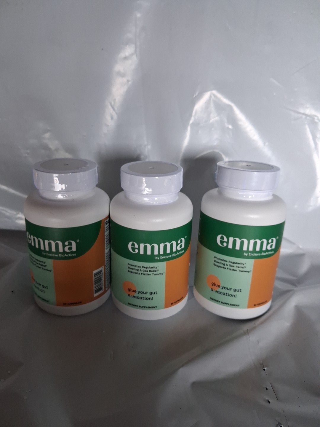 Emma by Enclave BioActives Digestive Support Capsules 60 Vitamin D 3pk