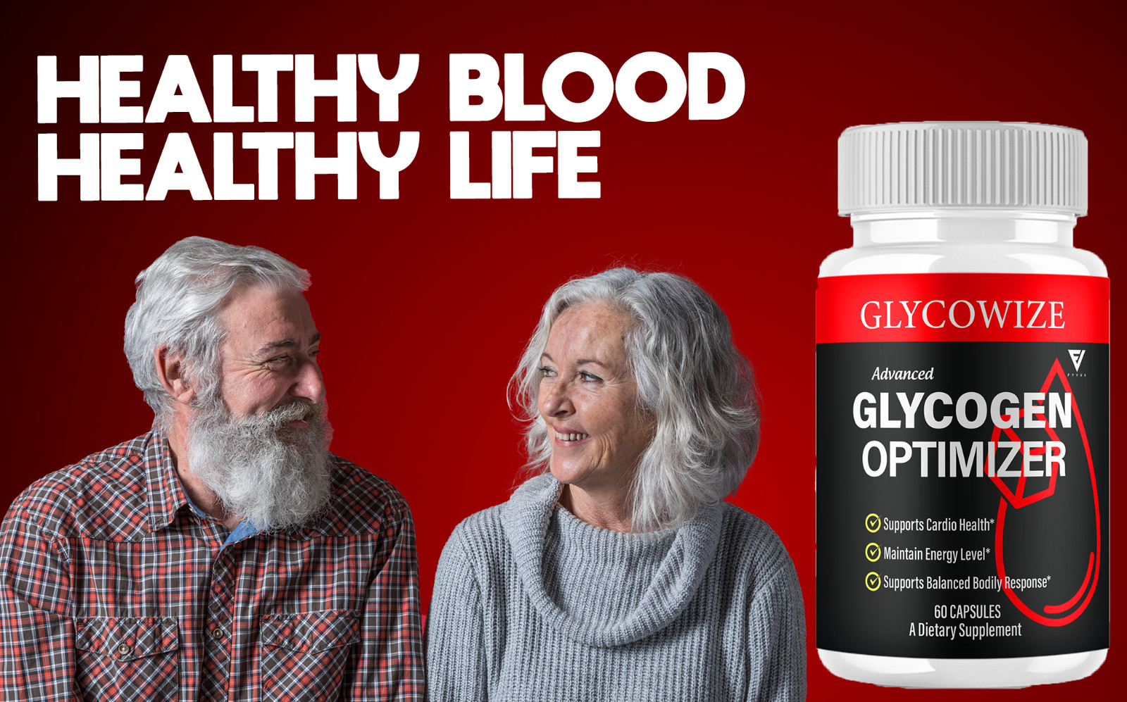(5 Pack) Glycowize Blood Optimizer Glyco Wize Blood Support Pills (300 Capsules)