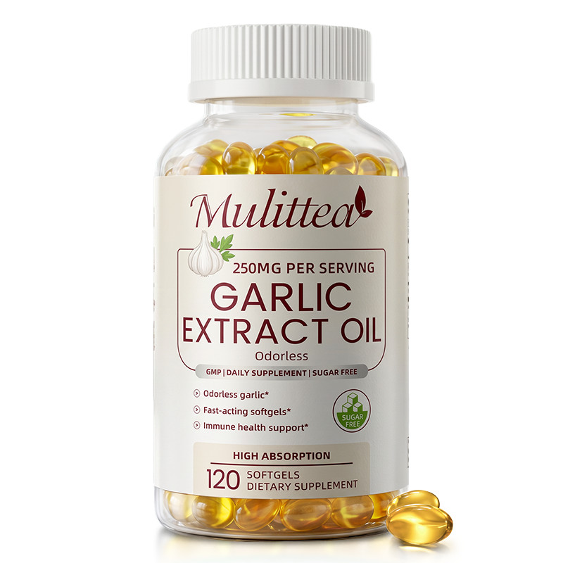 1/2/4X Garlic Extract Oil Softgels Immune Health Support Antioxidant 120