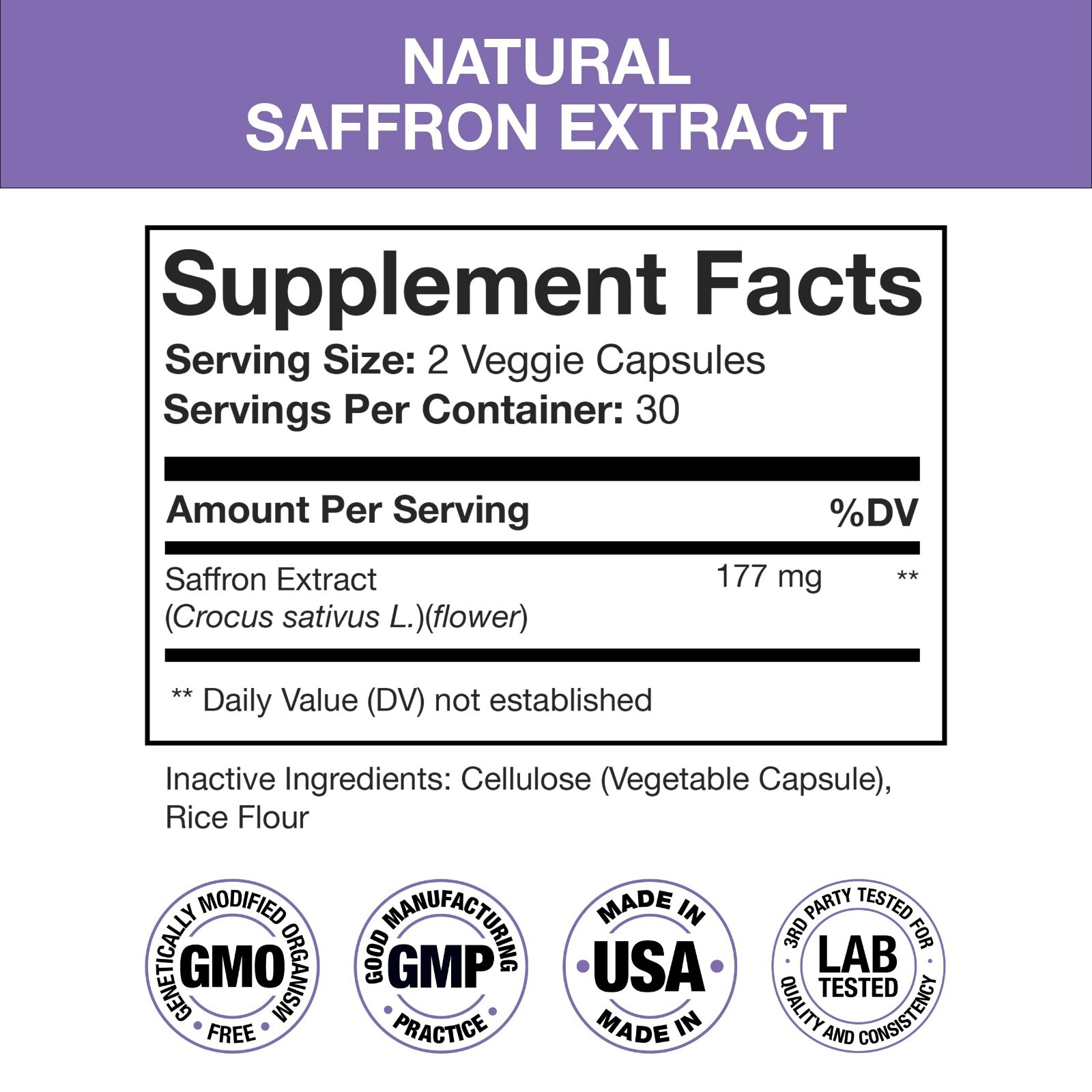 Saffron supplements, Natural Saffron Extract, Focus, Mood & Metabolism Support