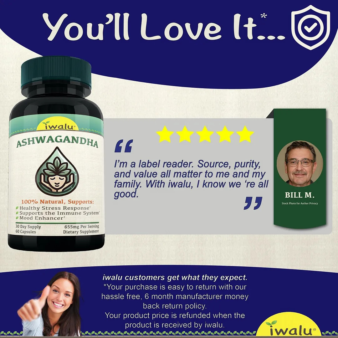 Ashwagandha Supplements | Best Supplement Capsule Pill Men Women FREE SHIP