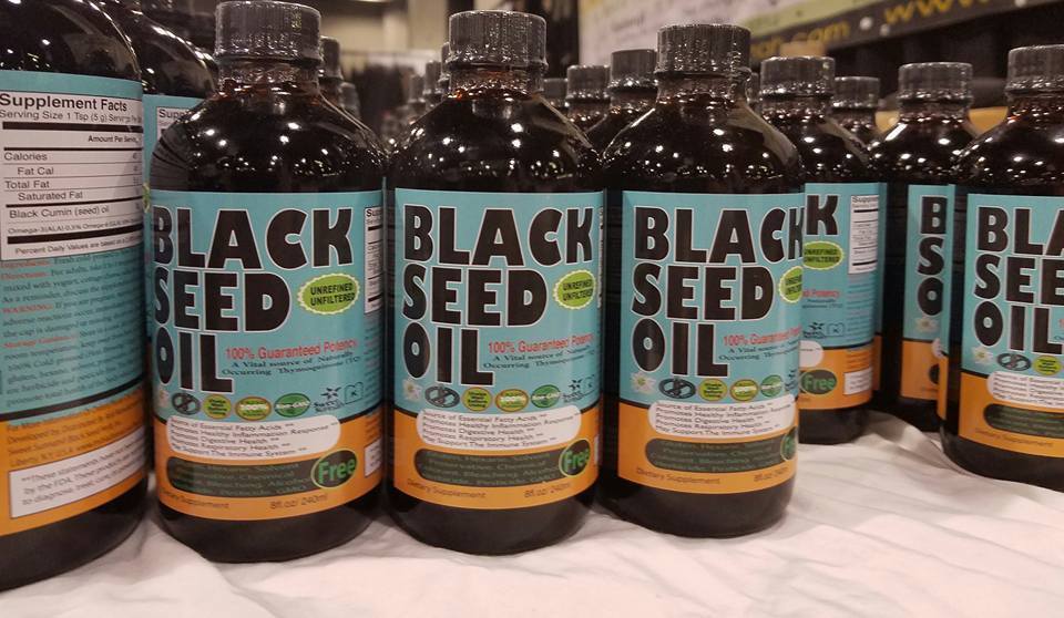 Black Seed Oil 100% Pure Organic Cold Pressed Cumin Nigella Sativa