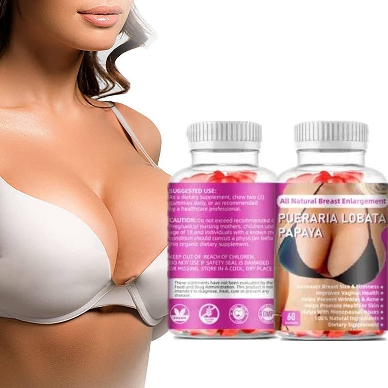 Pueraria Lobata Papaya Gummies 60 Candies – Breast Volumizing Supplement