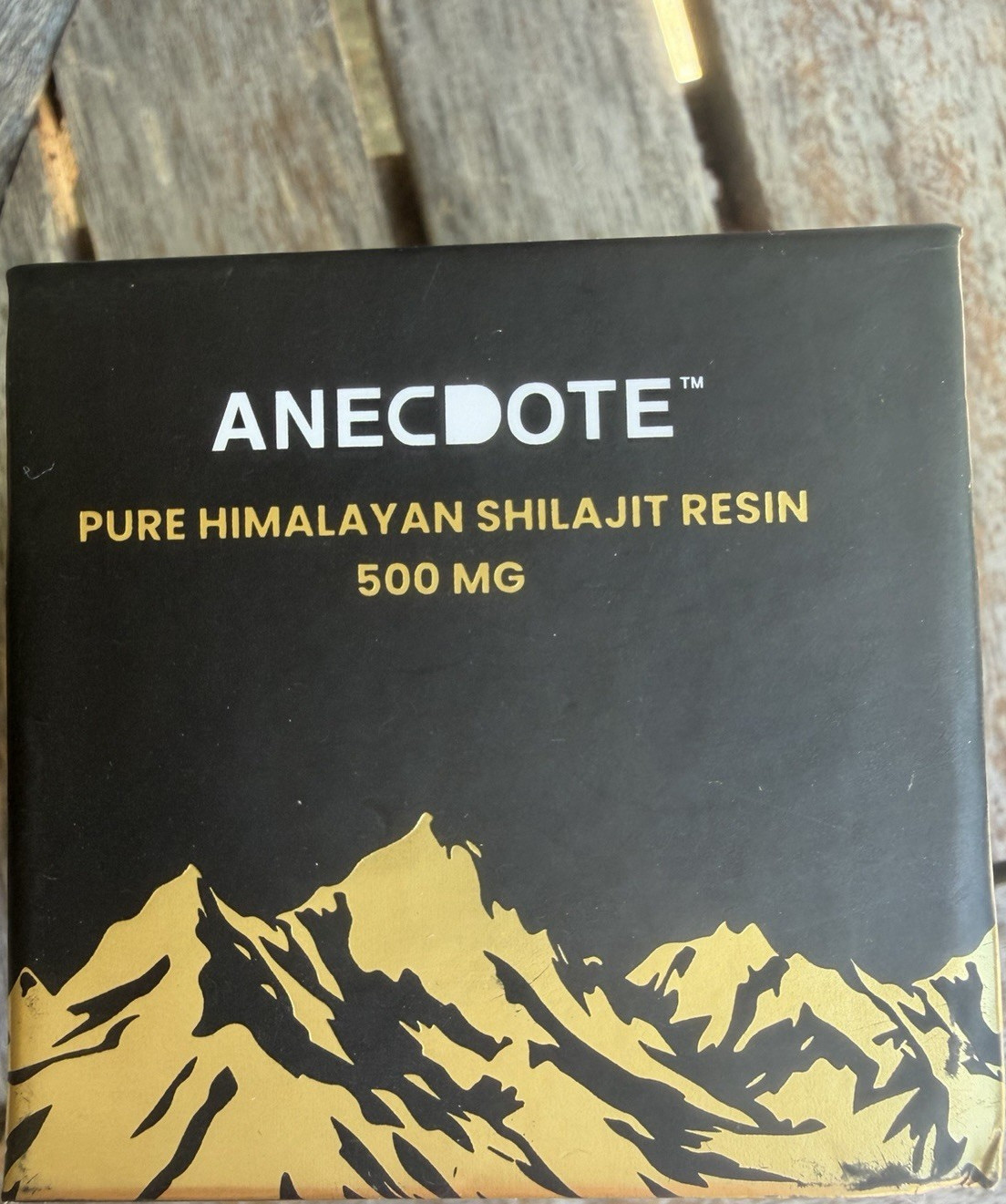 Anecdote Pure Himalayan Shilajit Resin 500mg 3rd Party Lab Tested 30 Sachets