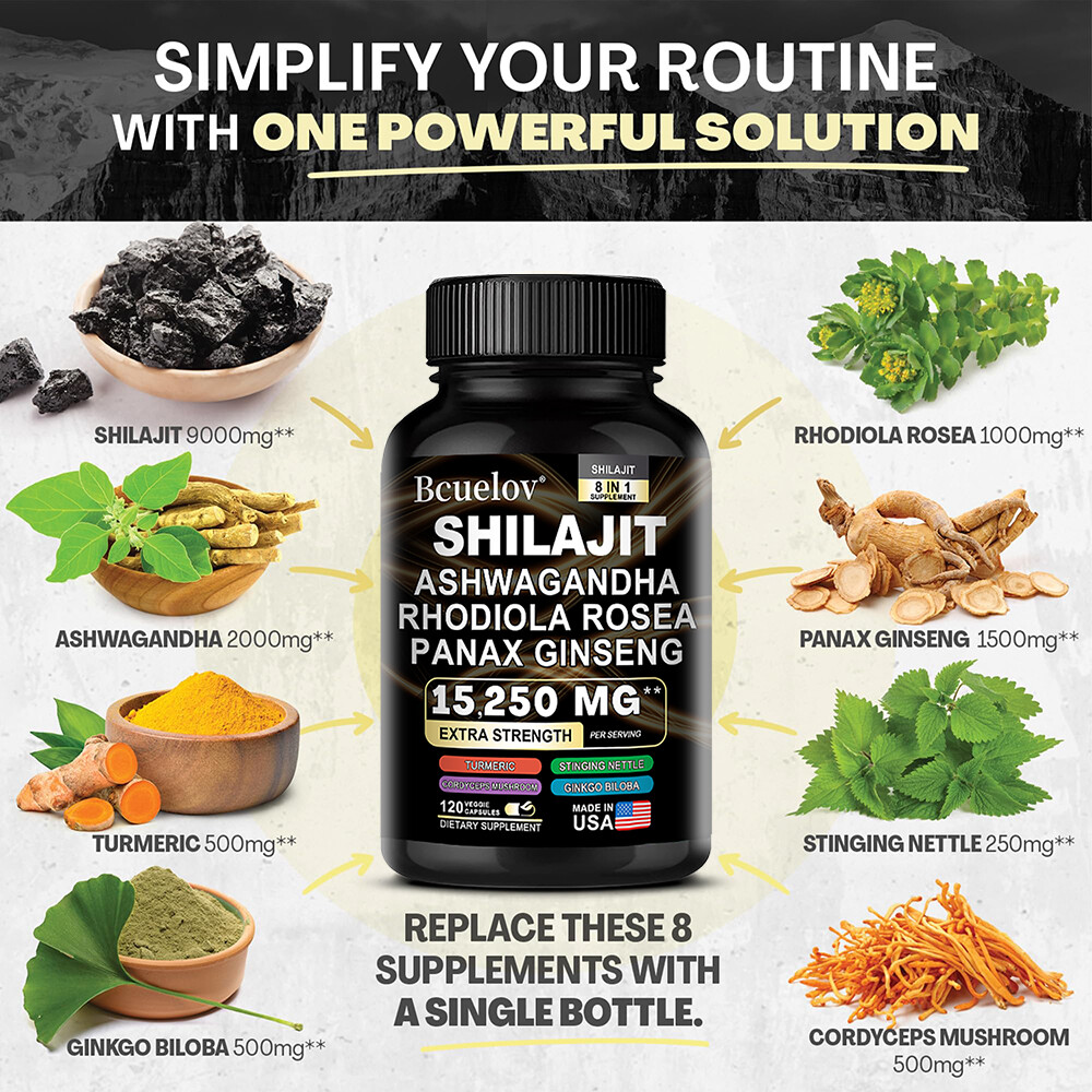 Immune System Health Supplements Boost Energy Support Muscle Health 120 Capsules