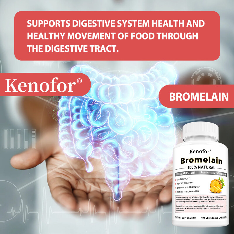 Bromoelain Supplement – Balance Blood Circulation 30 To 120 Caps