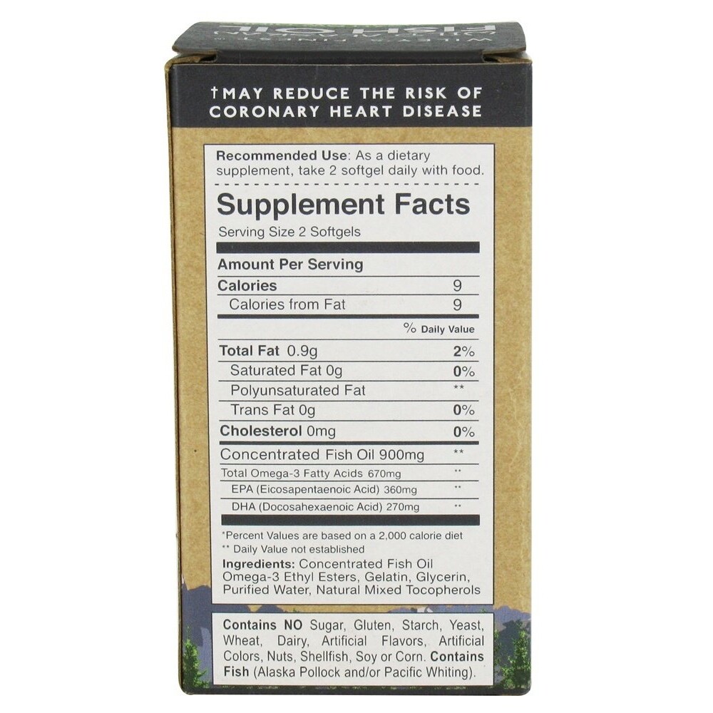 Wiley’s Finest Wild Alaskan Fish Oil Easy Swallow Minis 450 mg., 60 Softgels