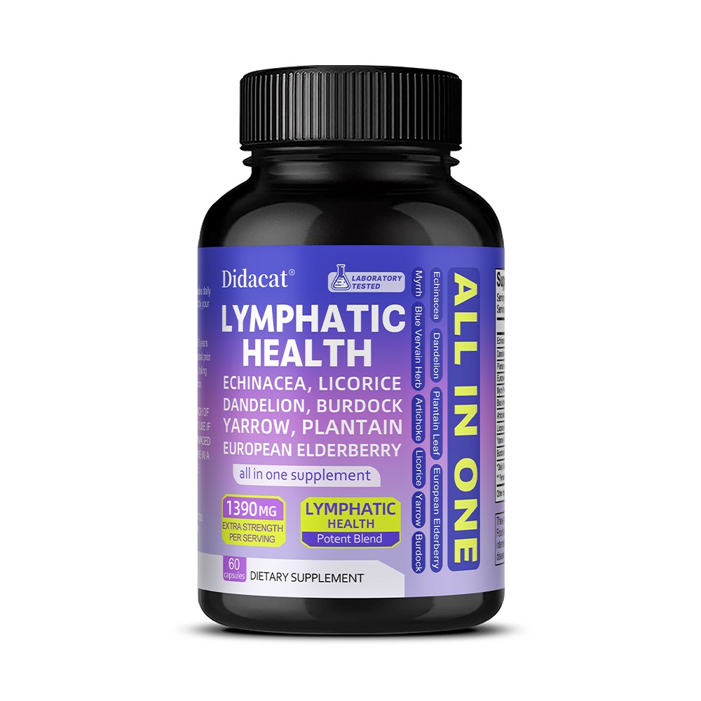 Dietary supplement for lymphatic health for unisex-Support of lymphatic system