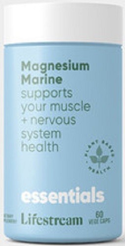 Lifestream Magnesium Marine Vege Capsules 60 – made in New Zealand