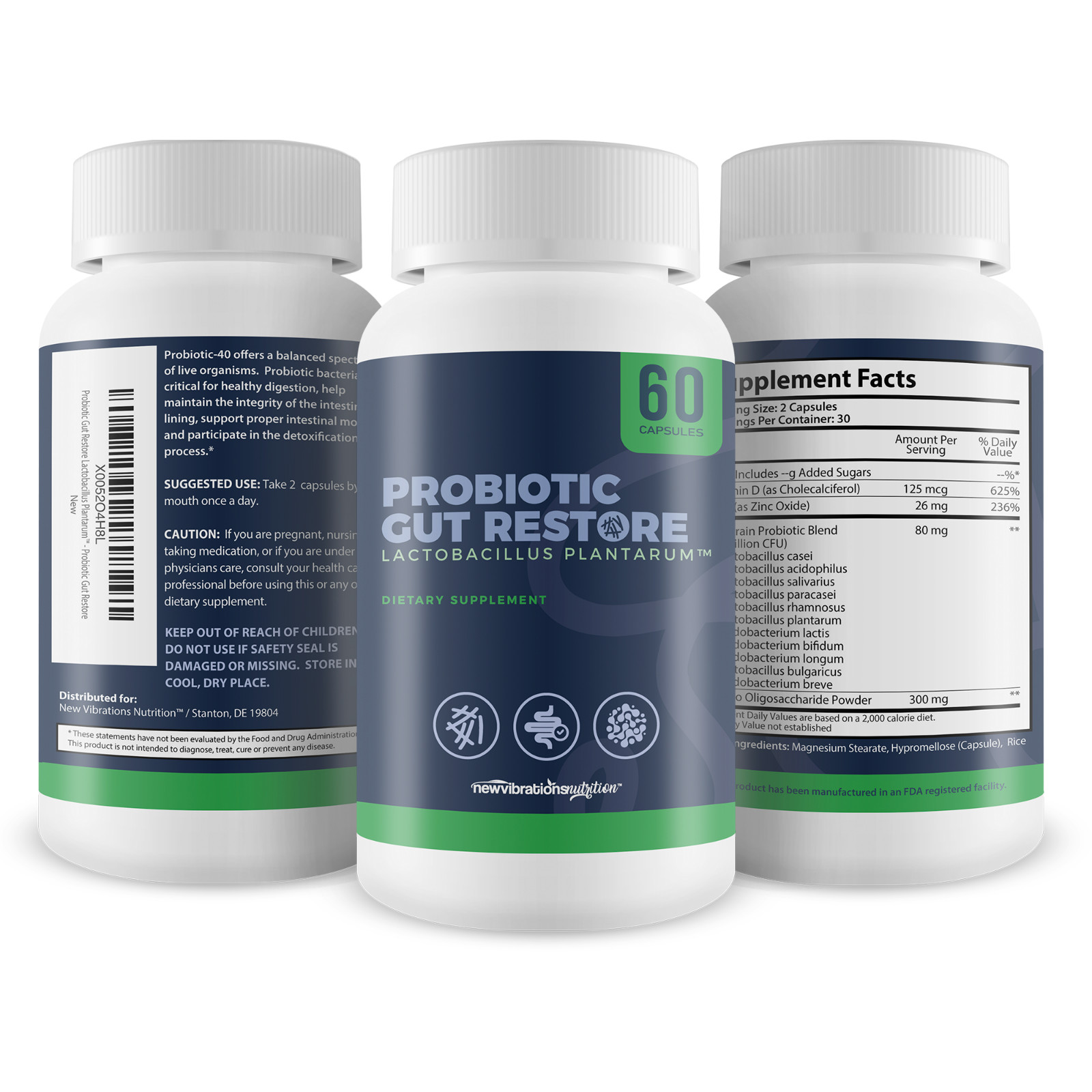 Probiotic Gut Restore Lactobacillus Plantarum – Our Best Lactobacillus Plantarum