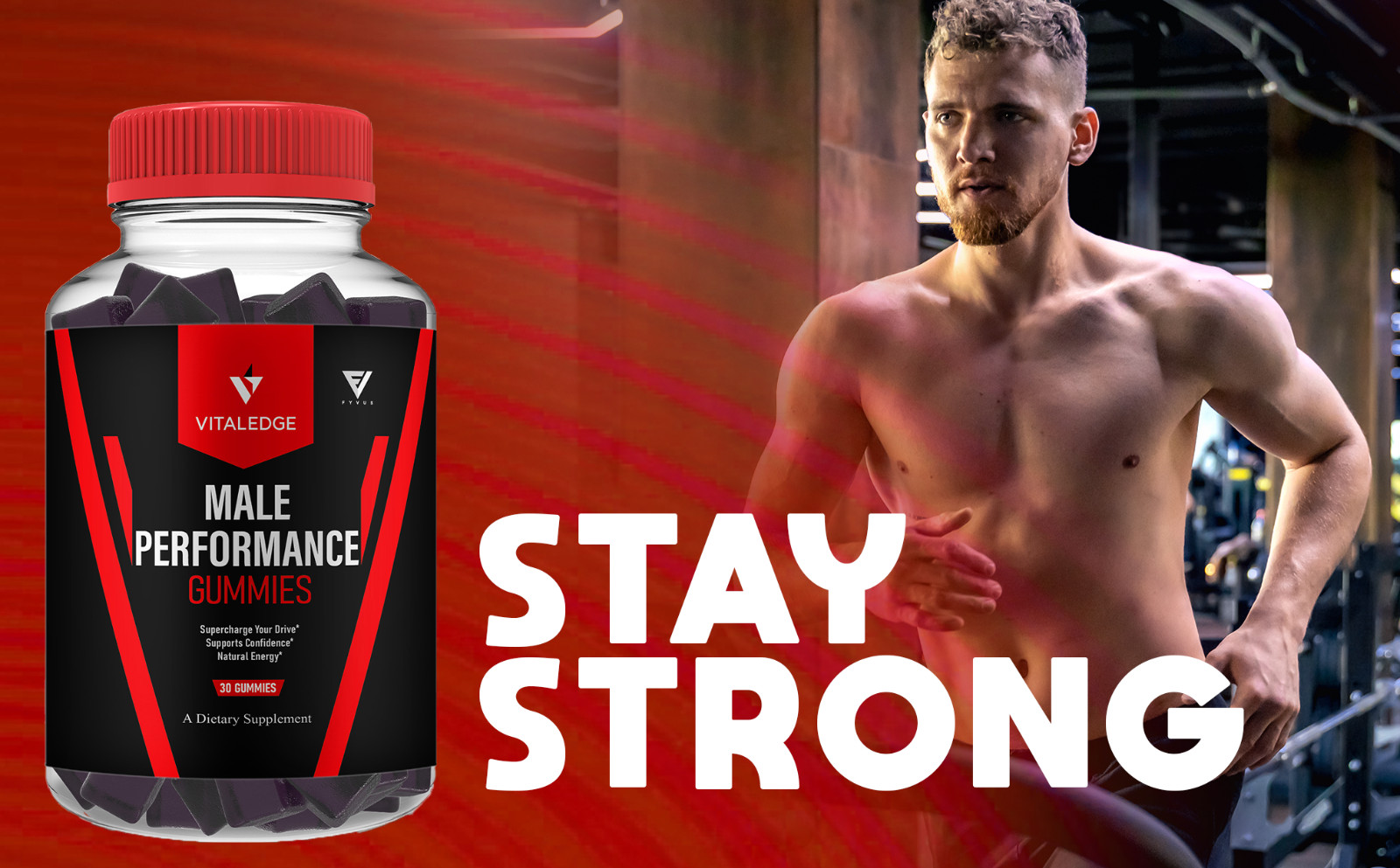 (5 Pack) Vital Edge Performance Gummies, VitalEdge Max Formula (5 Month Supply)