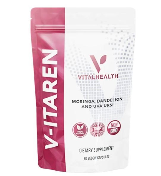 Vital Health V-ITAREN Dandelion, Moringa and Uva Ursi |