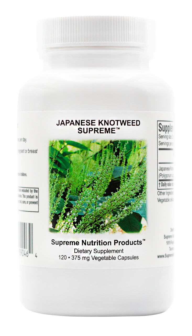 Japanese Knotweed Supreme by Supreme Nutrition – 375 mg/ Capsule – 120 Capsules