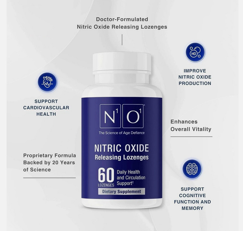 Circulation – Lozenges N1O1 60 Count Supplement For Heart Health Nitric Oxide