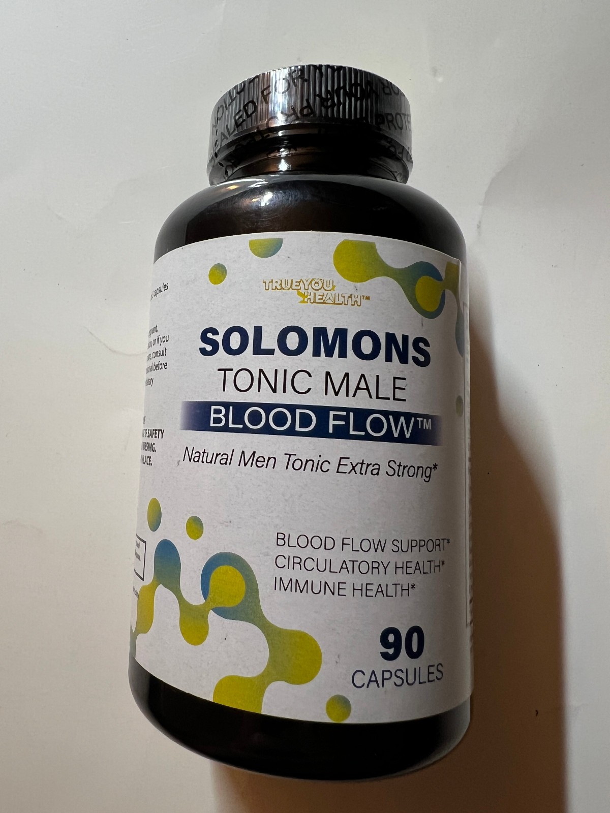 Mens Blood Flow Circulation Support Supplement 90 Capsules Made in USA