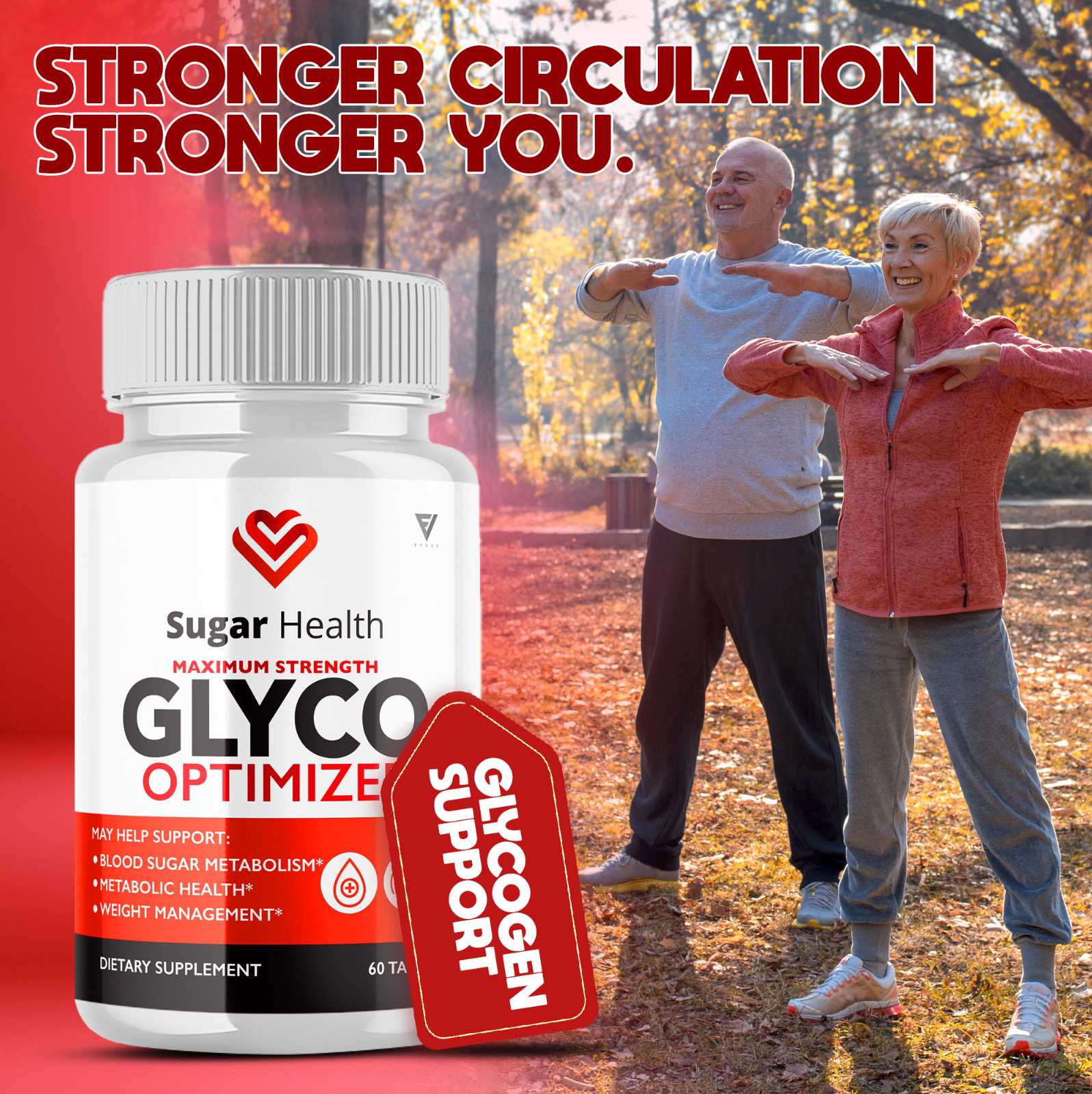 (3 Pack) Sugar Health Glyco Optimizer For Max Healthy Blood Sugar (180 Capsules)