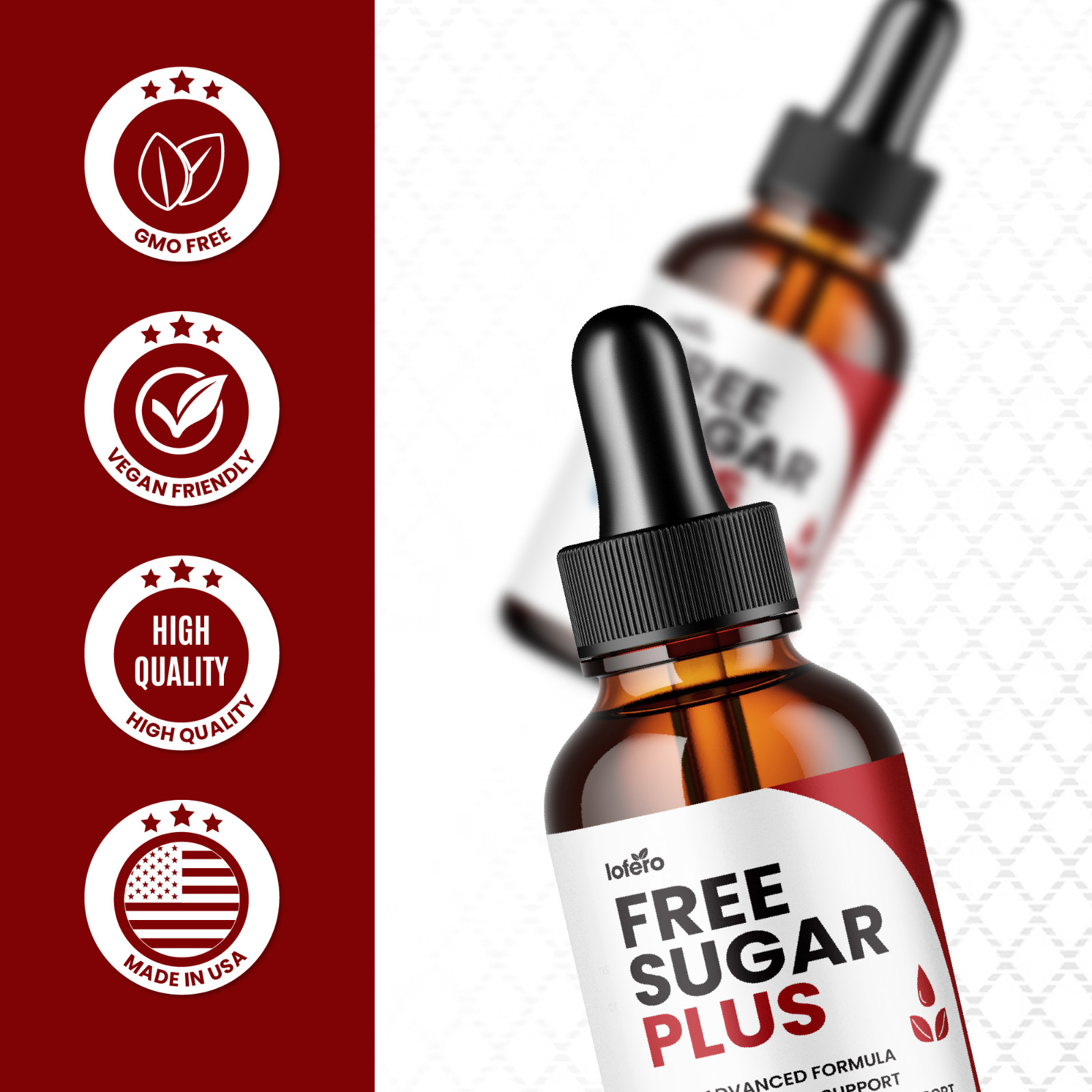 Free Sugar Plus Capsules, Blood Sugar Support & Optimizer Circulation (2oz)