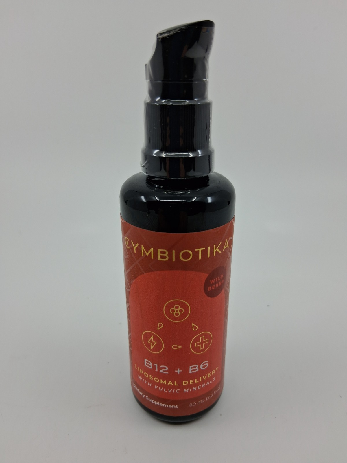Cymbiotika B12+B6 Liposomal Delivery – Wild Berry 60 ml EXP 12/2026