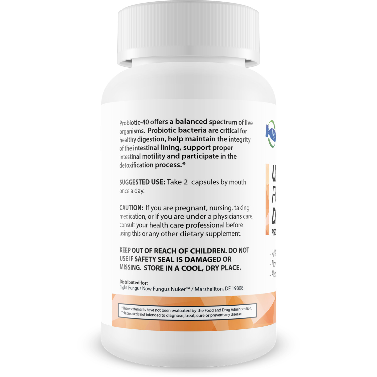Urgent Fungus Destroyer Probiotic Fungus Fighter – Clear Nail Antifungal Pills
