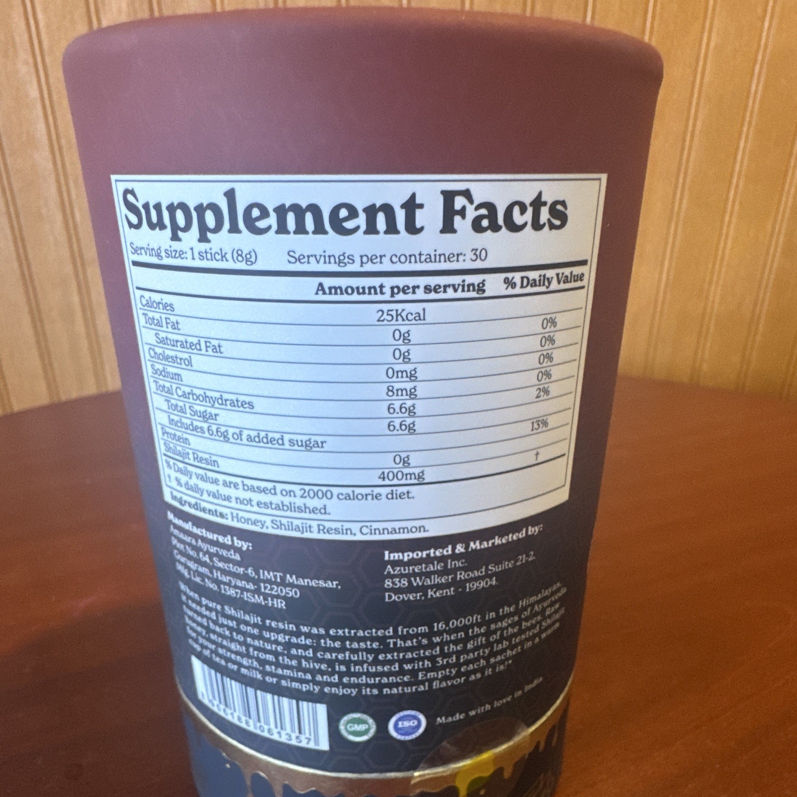 BetterAlt Himalayan Shilajit Honey Sticks Energy Support 30 Ct Exp 05JAN2027
