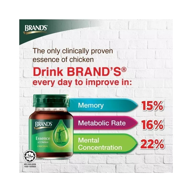 3x BRAND’S Essence of Chicken Original 70g x 30 for Brain and Energy 2026 Expiry