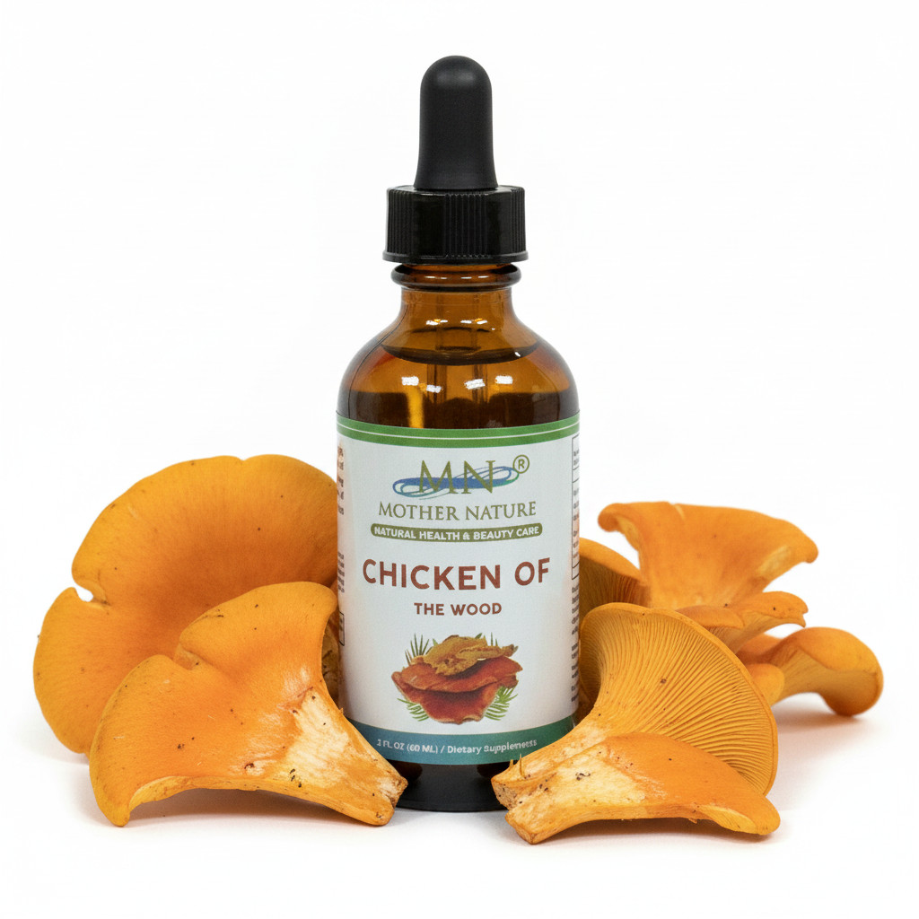 Organic Chicken of the Woods Laetiporus sulphureus Mushroom Extract Liquid Drops