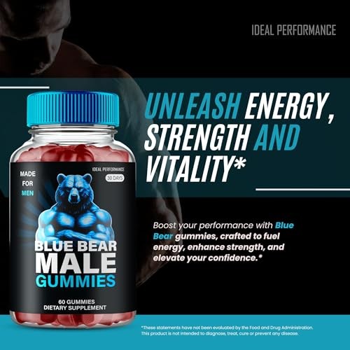 Blue Bear General Wellness Supplement – 60 Gummies
