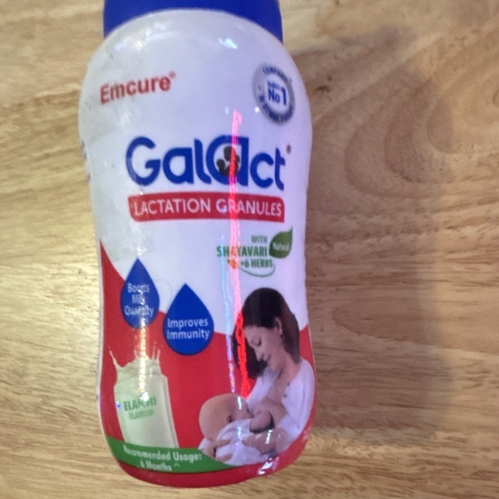 Emcure Galact Herbal Lactation Granules Shatavari Elaichi Immune Support