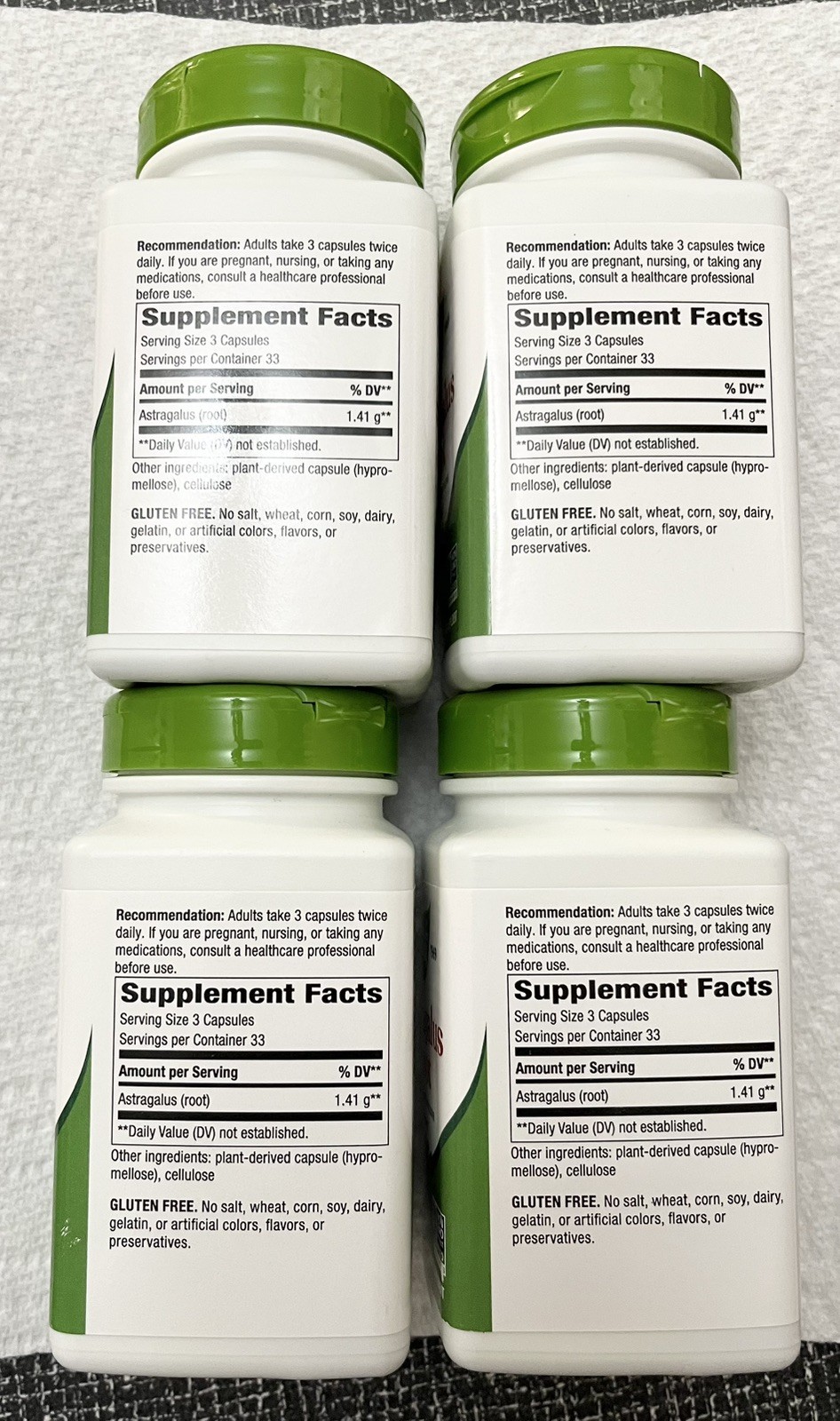 One Nature’s Way Astralagus Root Supl 1,410 mg Vegan/Gf Exp: 02/28/30 New Seal