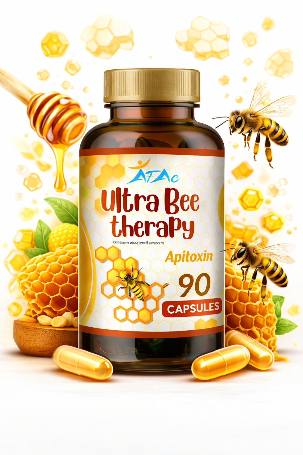 2 Bio Bee Therapy Venom Extract anti-inflammatory Miracle Arthritis support 180