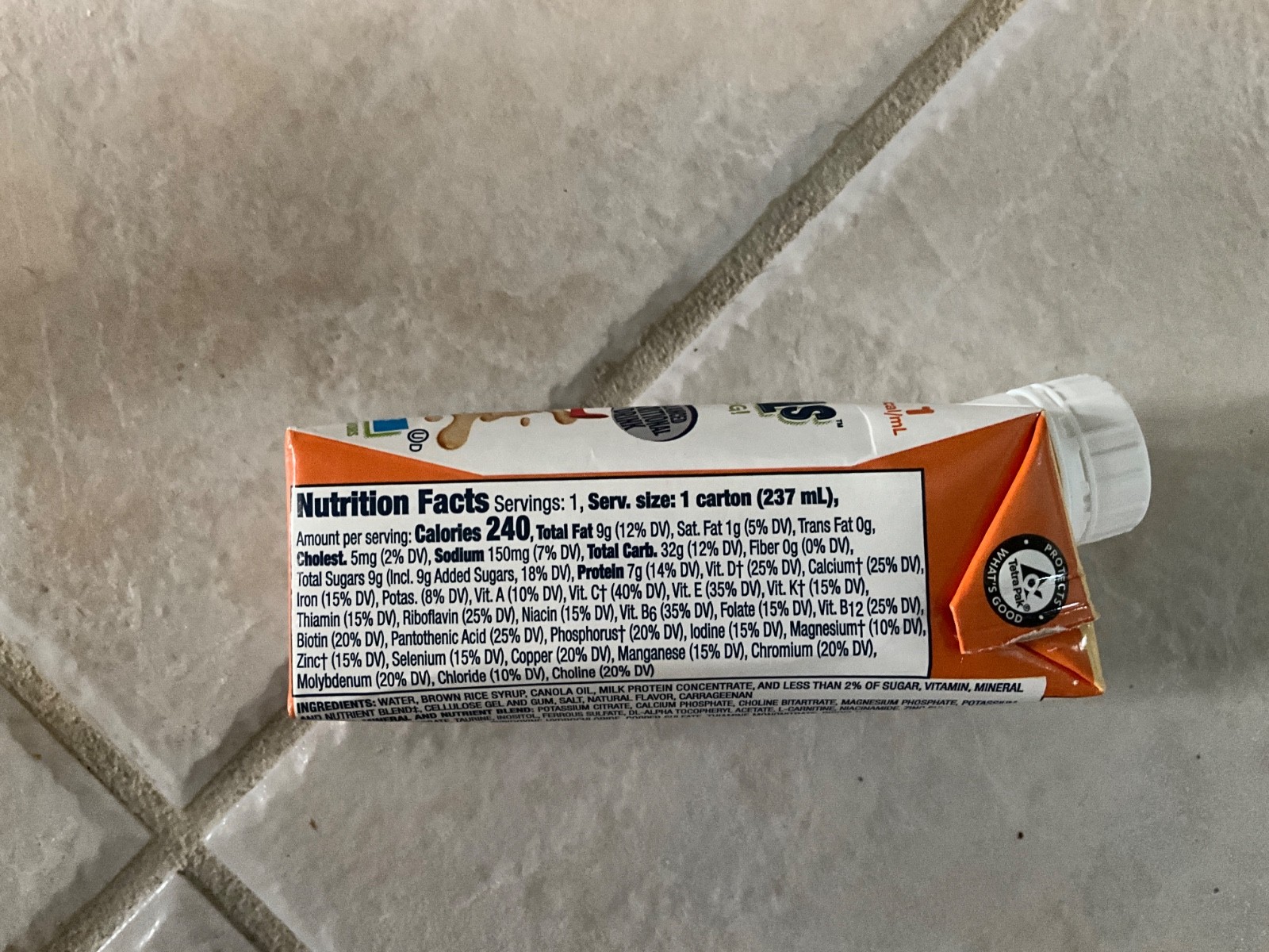 Boost Kid Essentials 1.0 vanilla vortex 240 Cals 8oz Carton 24 Count exp 7/26