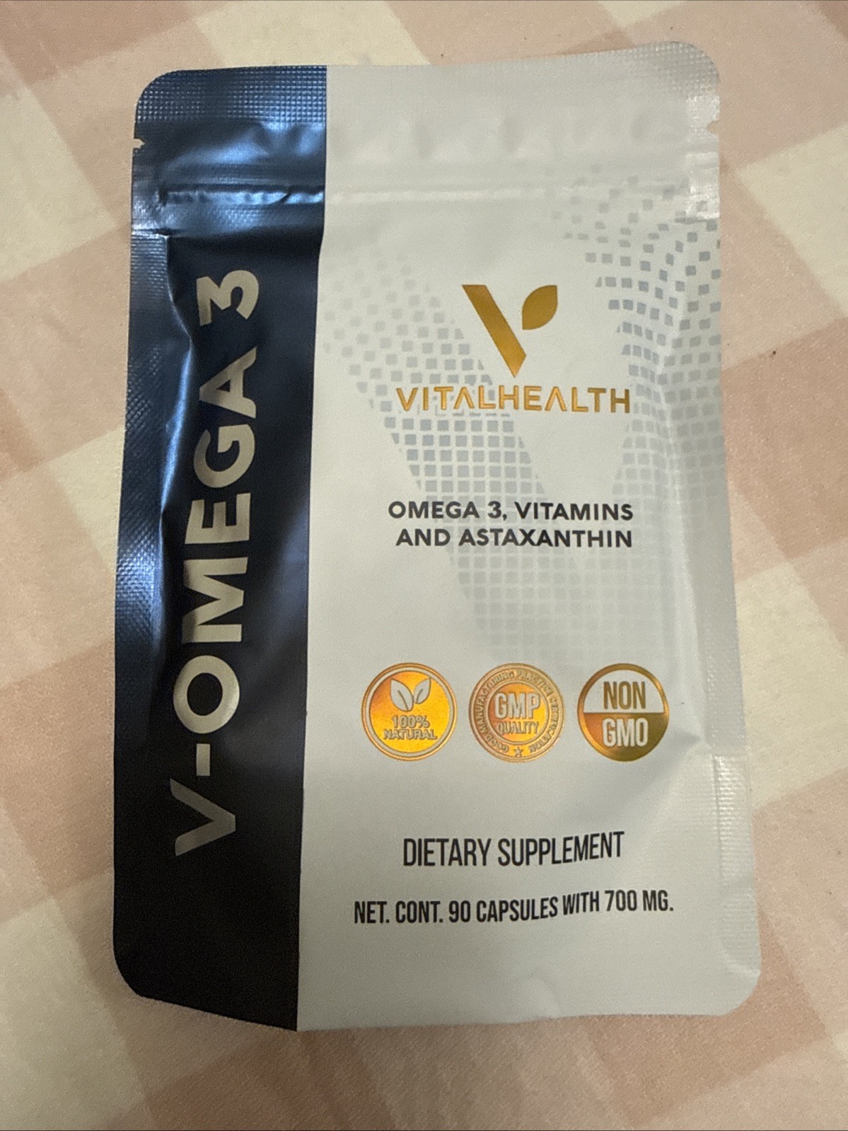 VITAL HEALTH V OMEGA 3 V-OMEGA 3 90caps | FASTEST SHIPPING | FRESH DEAL